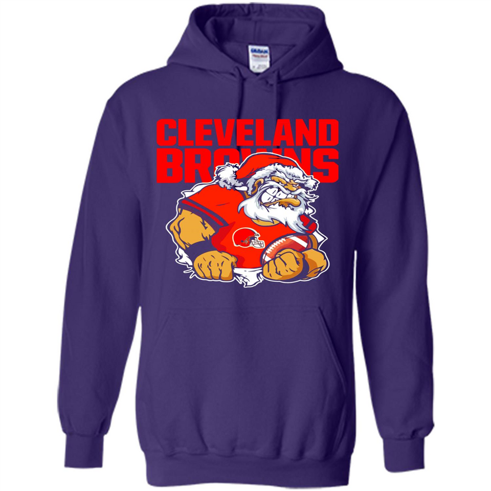 Grumpy Santa Claus Cleveland Browns Football Team PINGPONG