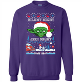 YODA SILENT NIGHT JEDI NIGHT CHRISTMAS UGLY SWEATER