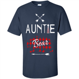 Aunt Shirt Buffalo Plaid Family Camp Bear Tee - Shirt