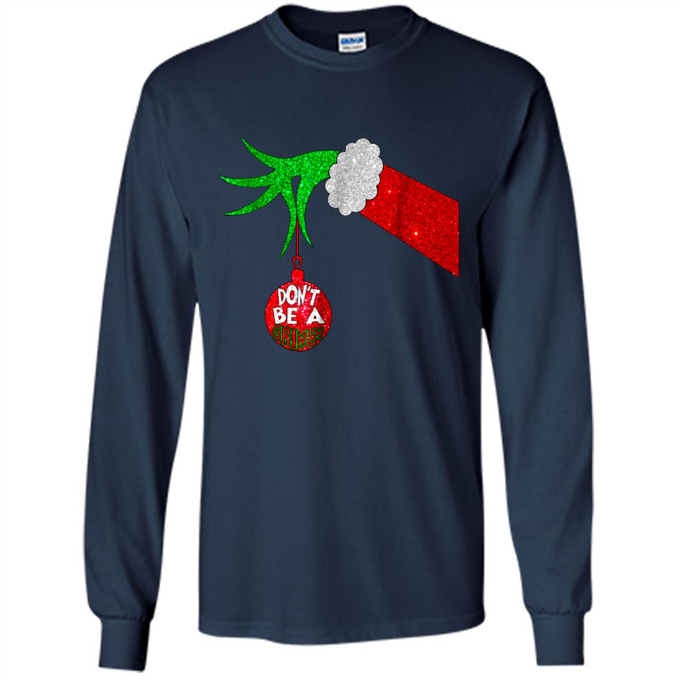 GRINCH HAND HOLDING CHRISTMAS ORNAMENT - DON'T BE A GRINCH PINGPONG