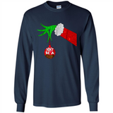 GRINCH HAND HOLDING CHRISTMAS ORNAMENT - DON'T BE A GRINCH PINGPONG