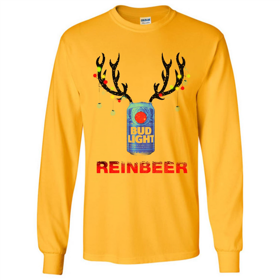 Bud light reinbeer Christmas - Long Sleeve T-Shirt