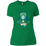 Brooklyn Nets Halloween The Nightmare Before Christmas - Ladies' Boyfriend T-Shirt