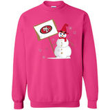 San Francisco 49ers Snowman Funny