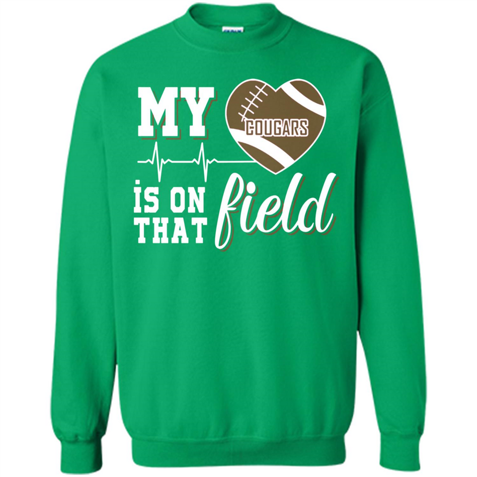 Washington State Cougars Football My Heart is on that Field - Sweatshirt