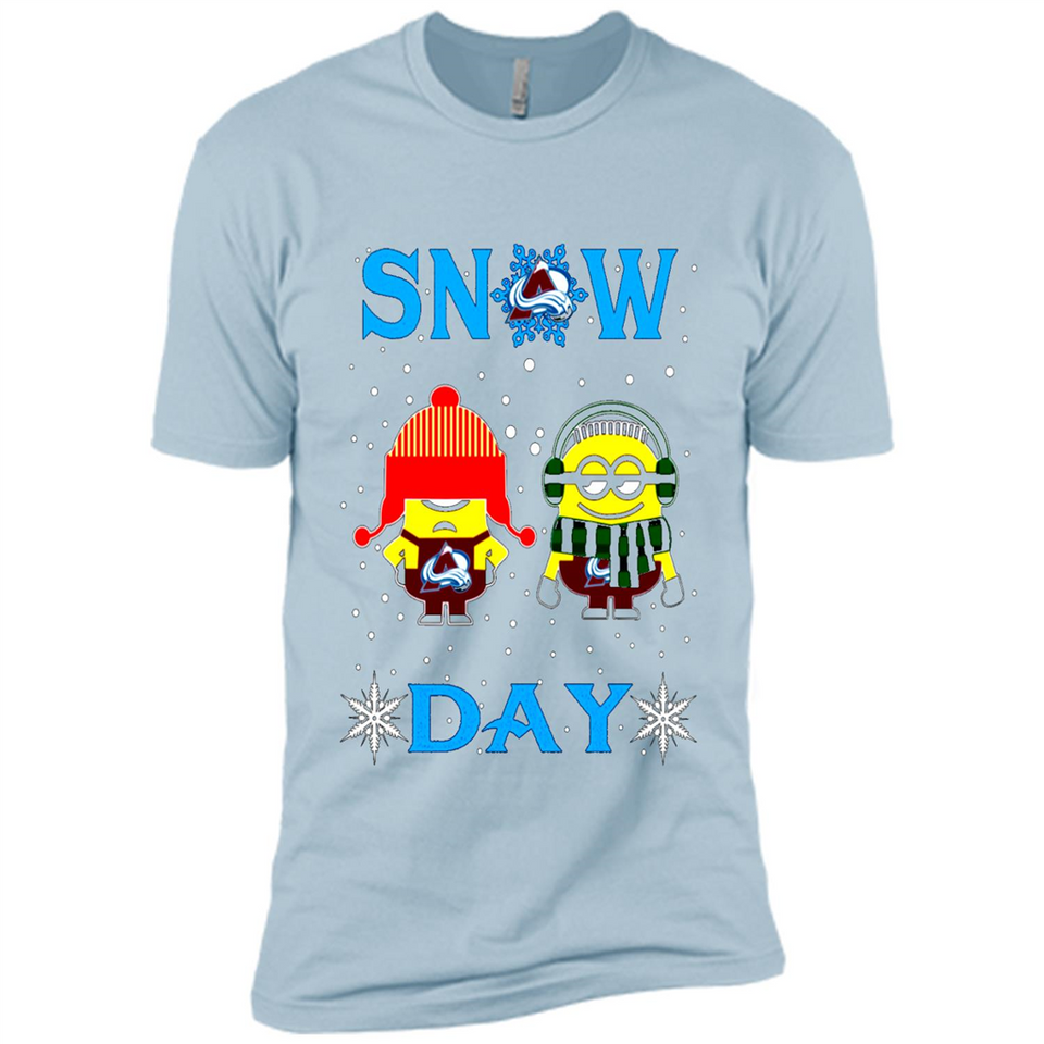 Snow Day Shirt For Colorado Avalanche Vs Minion Fans pingpong