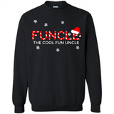 Mens Christmas Funcle The Cool Fun Uncle Definition Xmas - Sweatshirt