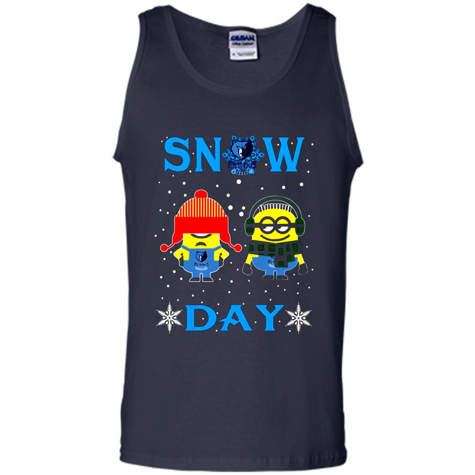 Snow Day Shirt For Memphis Grizzlies Vs Minion Fans pingpong