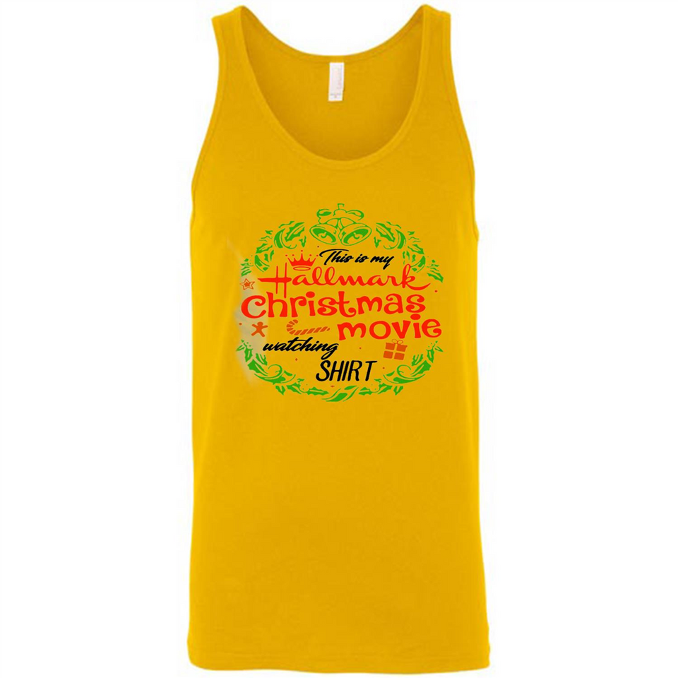 This is My Hallmark-Christmas Movies Watching Sporty T-Shirt - Canvas Unisex Tank