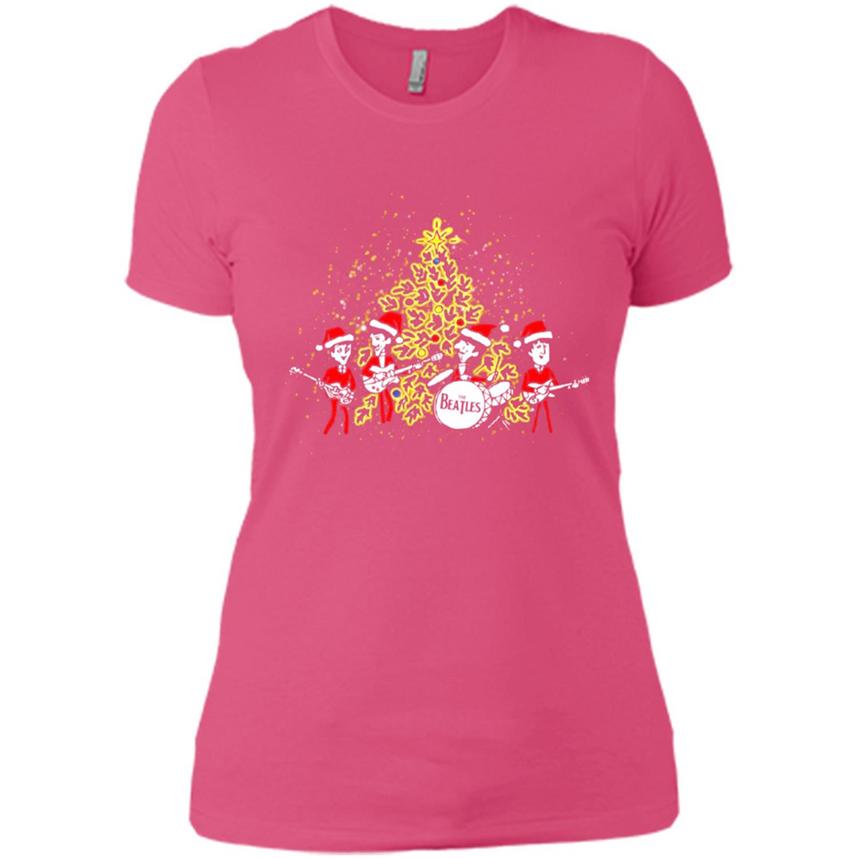 The Beatles chibi Christmas - Ladies' Boyfriend T-Shirt