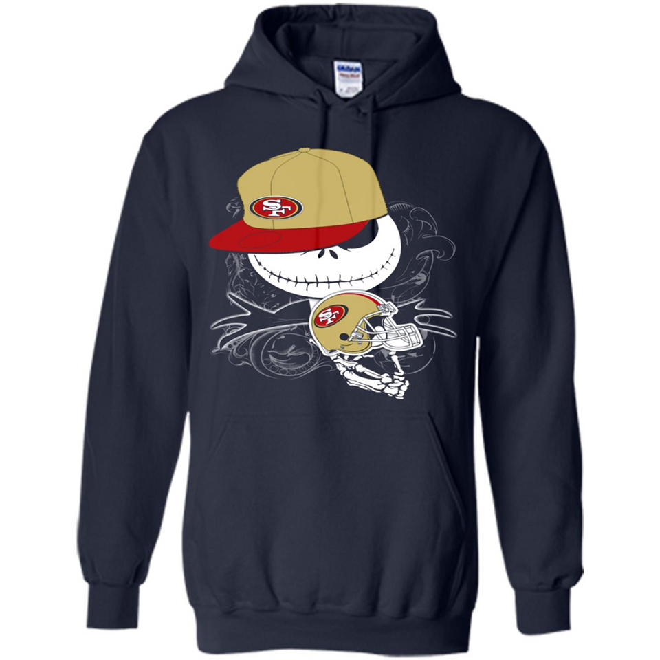 Jack Skellington The Nightmare Before Christmas-49ers Football - Hoodie