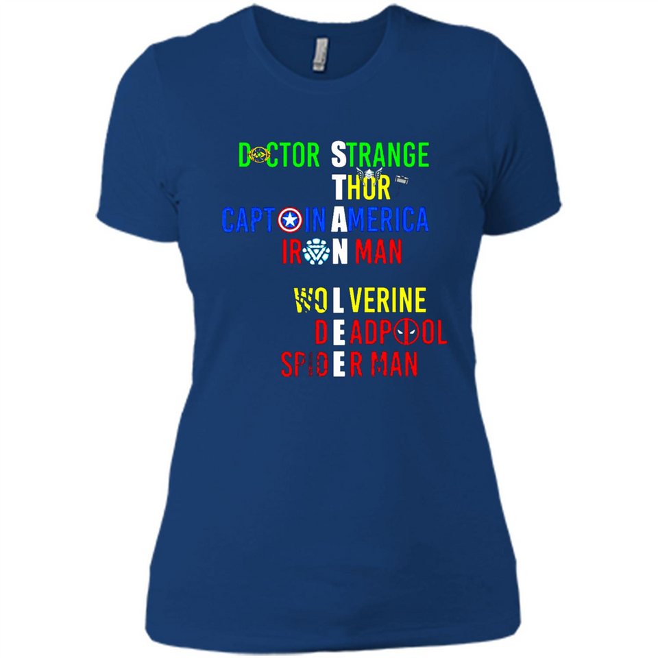 RIP Stan Lee Doctor Strange Thor Caption America Iron Man Shirt PINGPONG - Ladies' Boyfriend T-Shirt