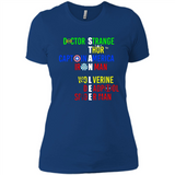 RIP Stan Lee Doctor Strange Thor Caption America Iron Man Shirt PINGPONG - Ladies' Boyfriend T-Shirt