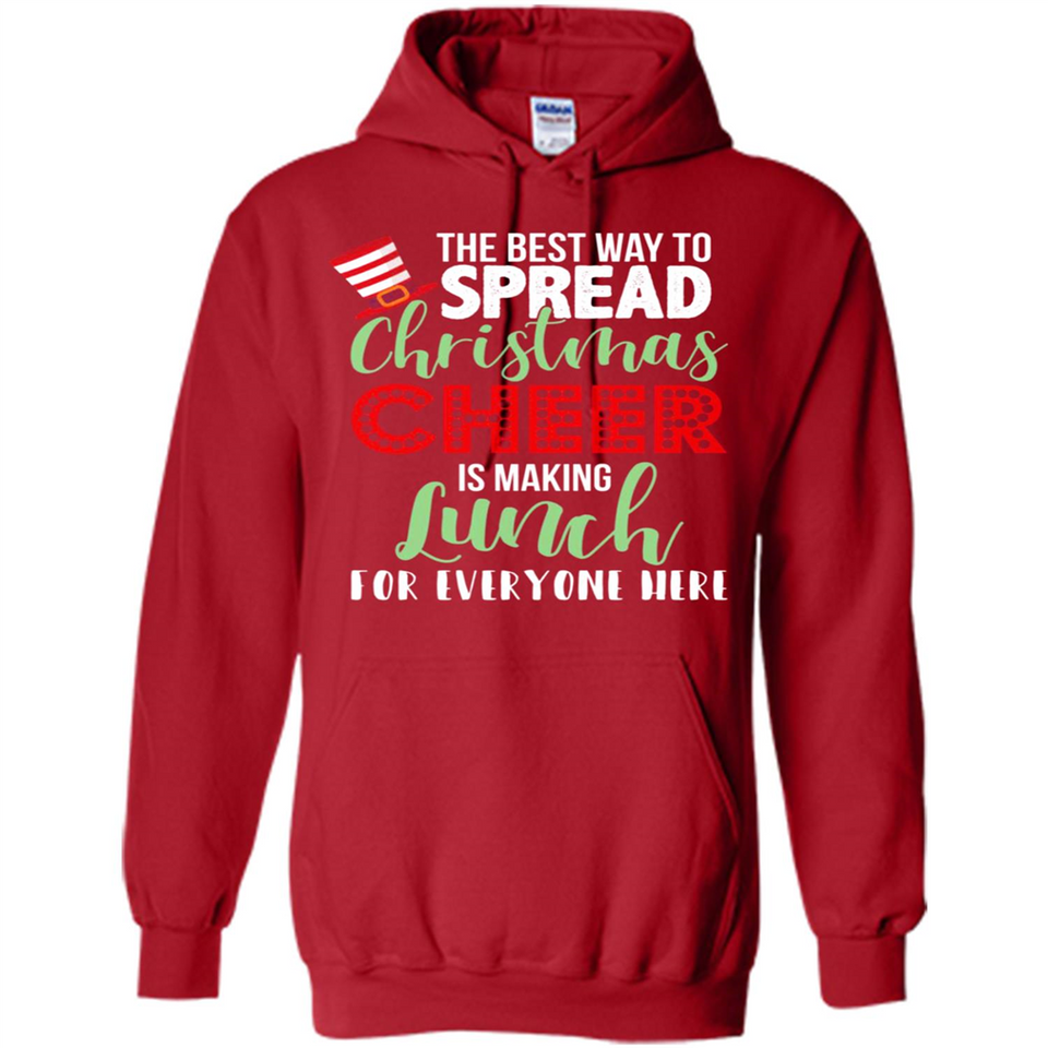 Spread Christmas Cheer Lunch Family Xmas Gift Ls - Hoodie