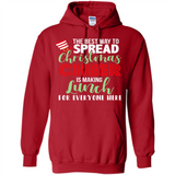 Spread Christmas Cheer Lunch Family Xmas Gift Ls - Hoodie