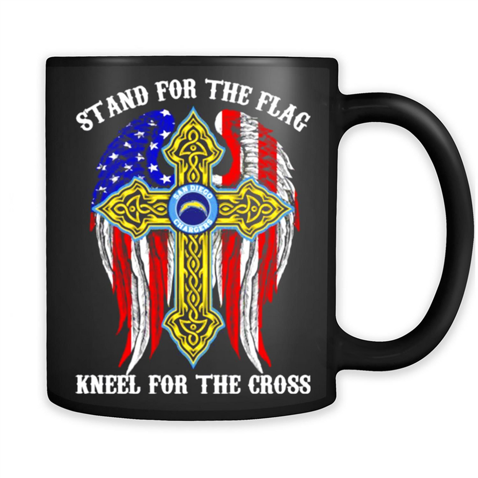 Chargers - stand for the flag kneel for the cross
