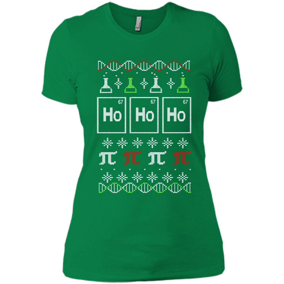 Scientific christmas ugly sweater - Ladies' Boyfriend T-Shirt