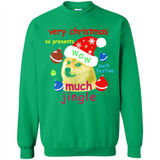 Christmas Doge Meme Shirts Funny Santa Shiba Inu Dog - Sweatshirt