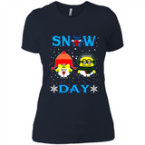 Snow Day Shirt For Chicago Bulls Vs Minion Fans pingpong