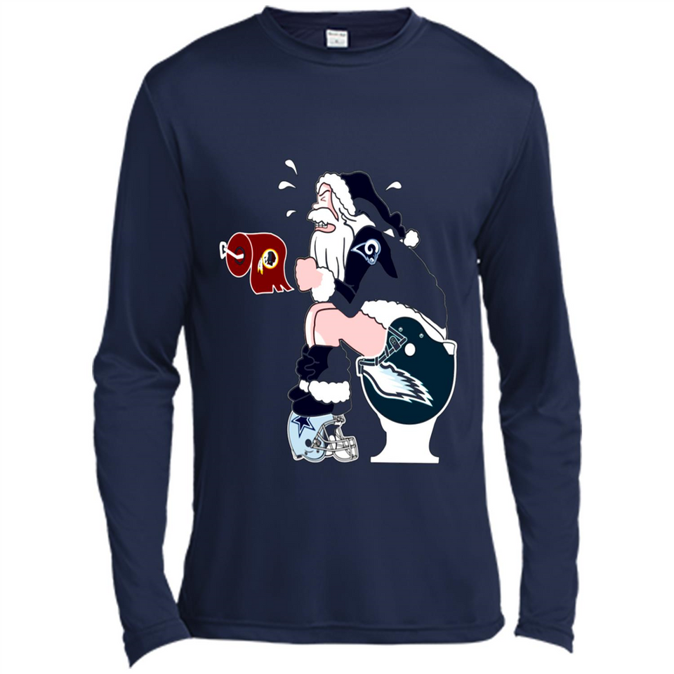 Los Angeles Rams Toilet Santa Claus PINGPONG