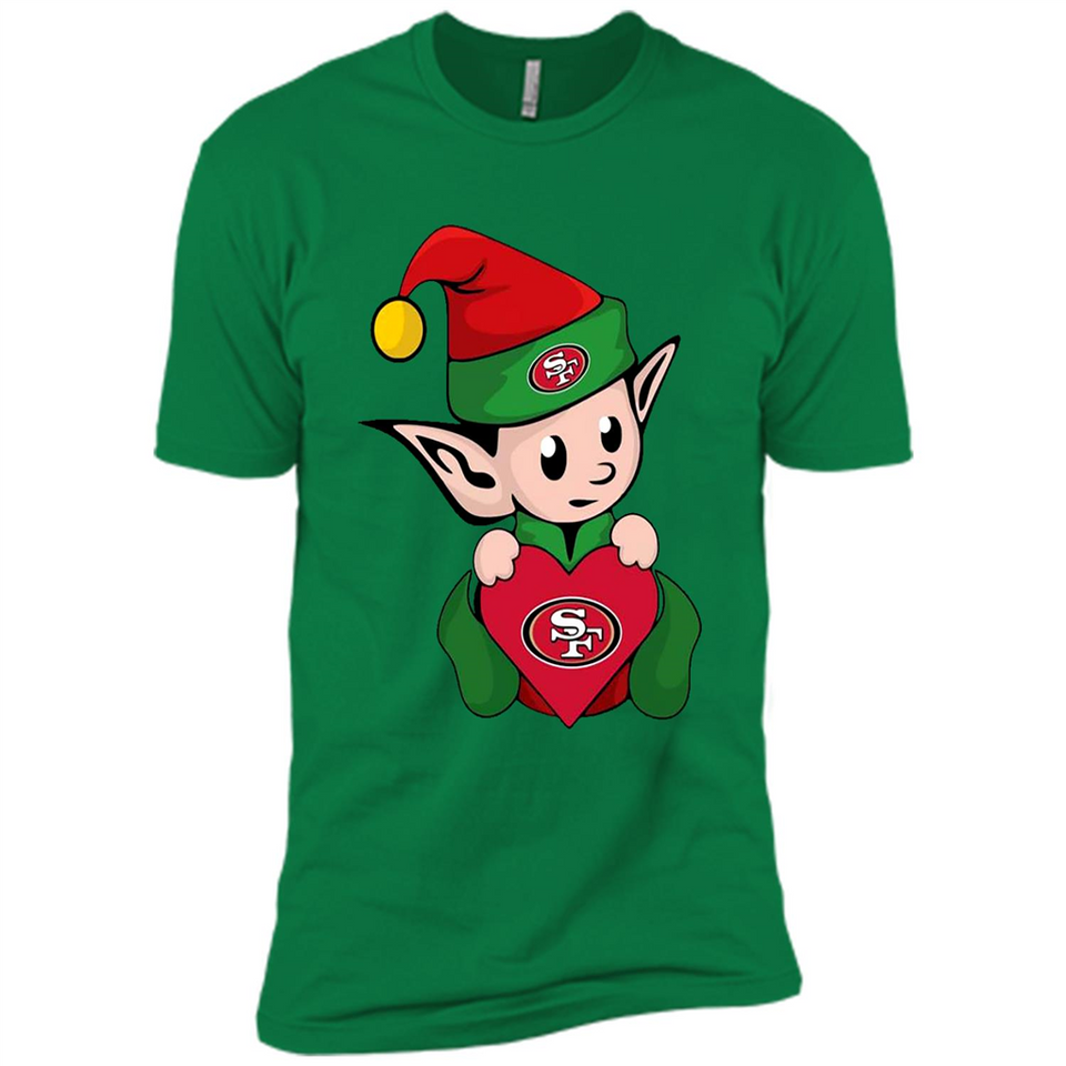 San Francisco 49ers ELF Elves Grinch Santa Claus