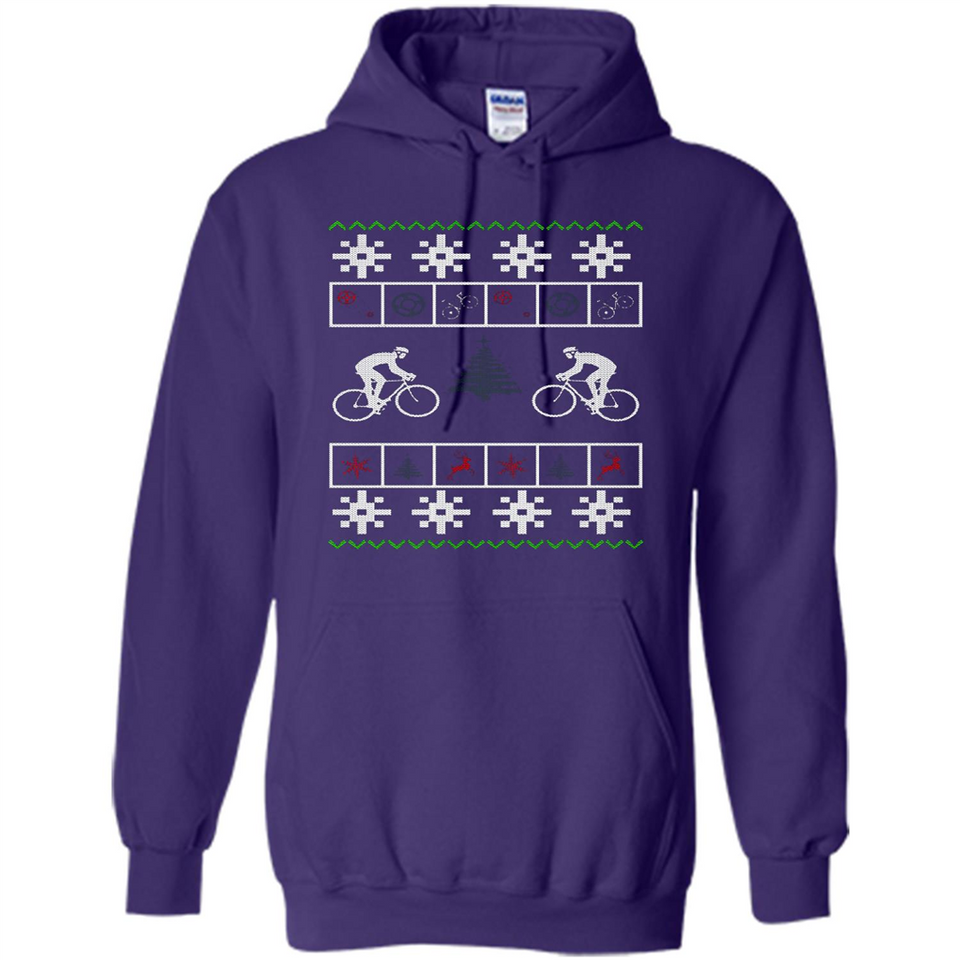 Christmas Ugly Sweater Cycling - Best Ugly Christmas Sweater - Hoodie