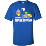 I'm Digging Thanksgiving Cute Turkey Tractor
