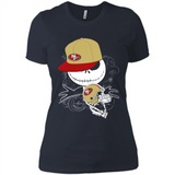 Jack Skellington The Nightmare Before Christmas-49ers Football - Ladies' Boyfriend T-Shirt