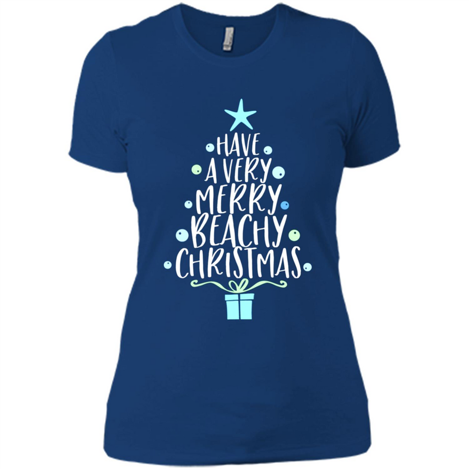 Have A Very Merry Beachy Xmas Vacation - Ladies' Boyfriend T-Shirt
