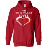 This Woman love Browns NFL football team - Hoodie