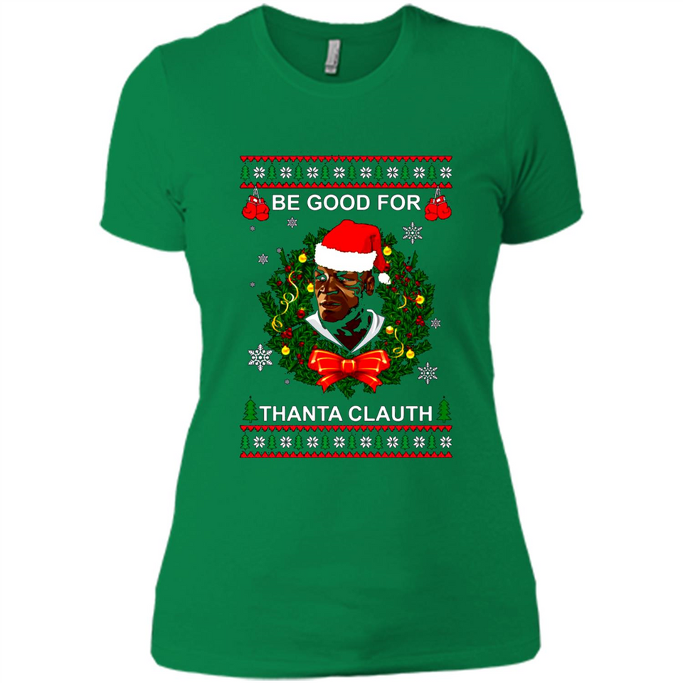 Mike Tyson Thanta Clauth Santa Claus Christmas sweater PINGPONG