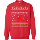 Dinosaur and Santa Ugly Christmas Sweater - Sweatshirt