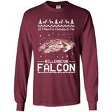 All I Want For Christmas Is The Millennium Falcon ugly PINGPONG
