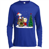 Arizona Cardinals Snoopy The Peanuts Movie Christmas Football Super Bowl pingpong - Canvas Long Sleeve T-Shirt