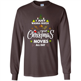 Funny Christmas Movie Shirt, Christmas Movies - Long Sleeve T-Shirt