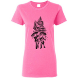 Mariachi Skeleton Shirt Dia De Los Muertos Tequila - Ladies Short-Sleeve