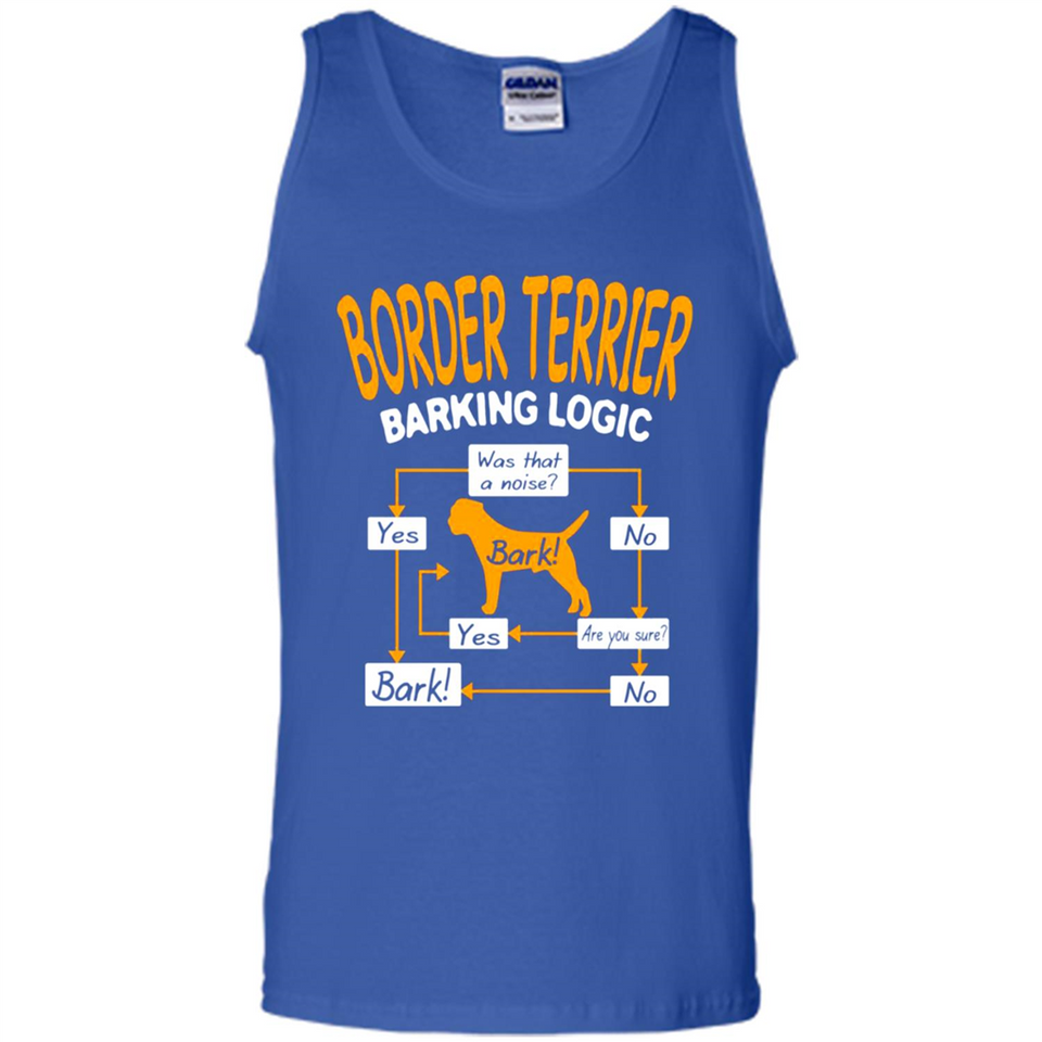 Border Terrier Barking Logic - Tank Top