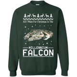 All I Want For Christmas Is The Millennium Falcon ugly PINGPONG