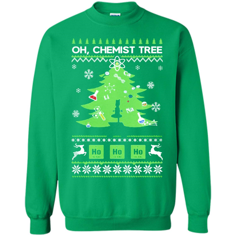 Oh Chemist Tree Ugly Christmas Sweater - Sweatshirt