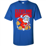 Grumpy Santa Claus Cleveland Browns Football Team PINGPONG