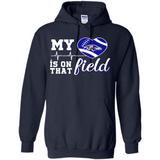 Baltimore Ravens Football My Heart is on that Field - Hoodie