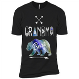 Grandma Bear Shirt Tribal Family Vacation & Camping Tee - Premium Short Sleeve T-Shirt