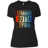 Retro Straight Outta 1986 32 Years Old - Ladies' Boyfriend T-Shirt