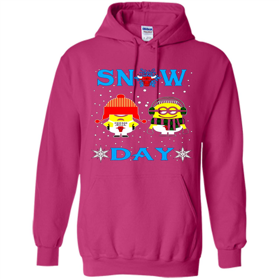 Snow Day Shirt For Chicago Bulls Vs Minion Fans pingpong
