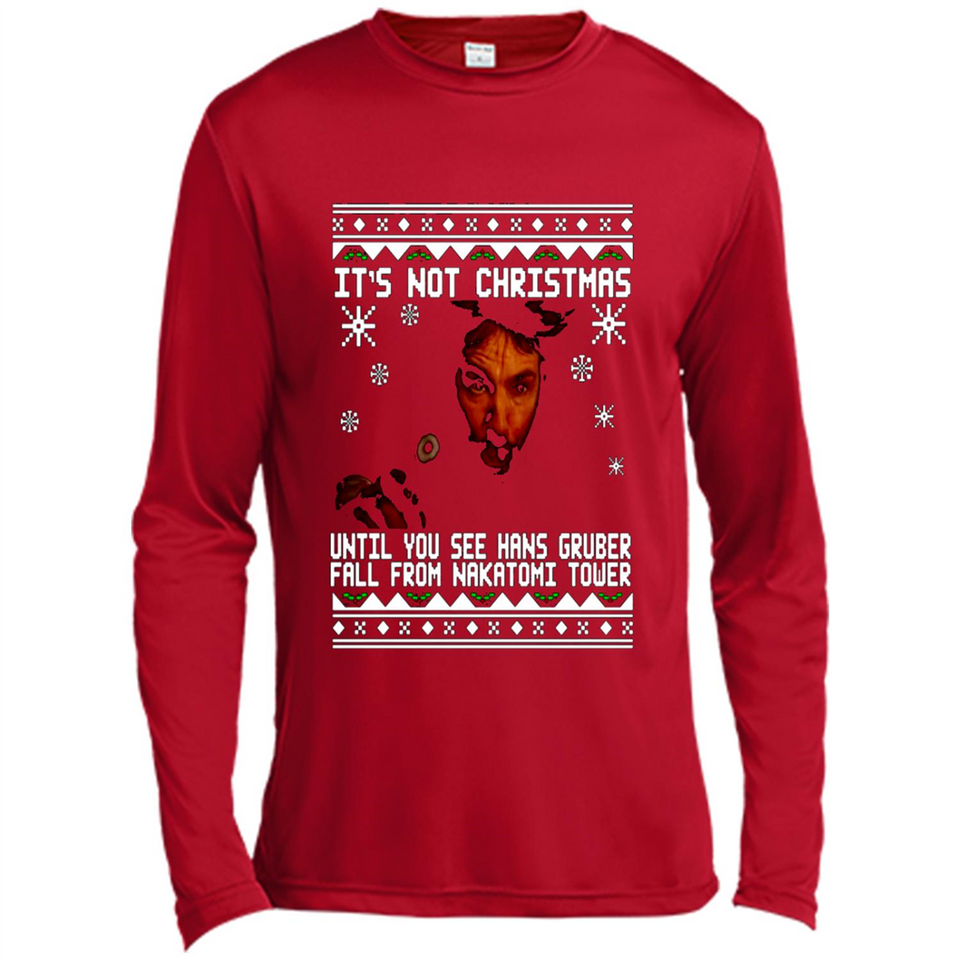 It's Not Christmas Until You See Hans Gruber Fall Ugly Christmas PINGPONG