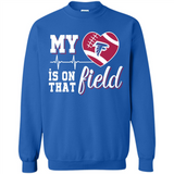 Atlanta Falcons Football My Heart is on that Field - Sweatshirt