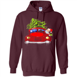 Vintage Santa red Truck Christmas Tree PINGPONG