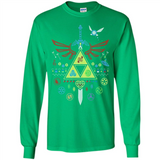 Song of Christmas Time the Legend of Zelda Ugly Sweater Perfect Christmas - Long Sleeve T-Shirt