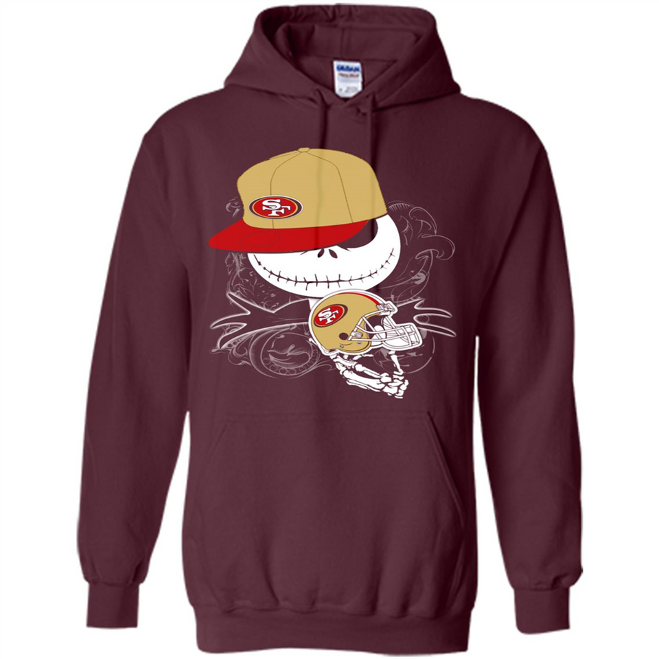 Jack Skellington The Nightmare Before Christmas-49ers Football - Hoodie