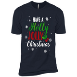 Have A Holly Jolly Christmas T-Shirt Cute Mistletoe - Premium Short Sleeve T-Shirt